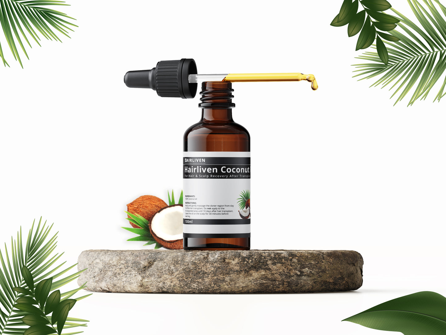 Hairliven Post Hair Transplant Coconut Oil - 100ml